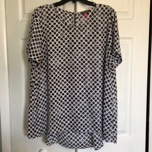 Vince Camuto Hi-Low Flowy Blouse